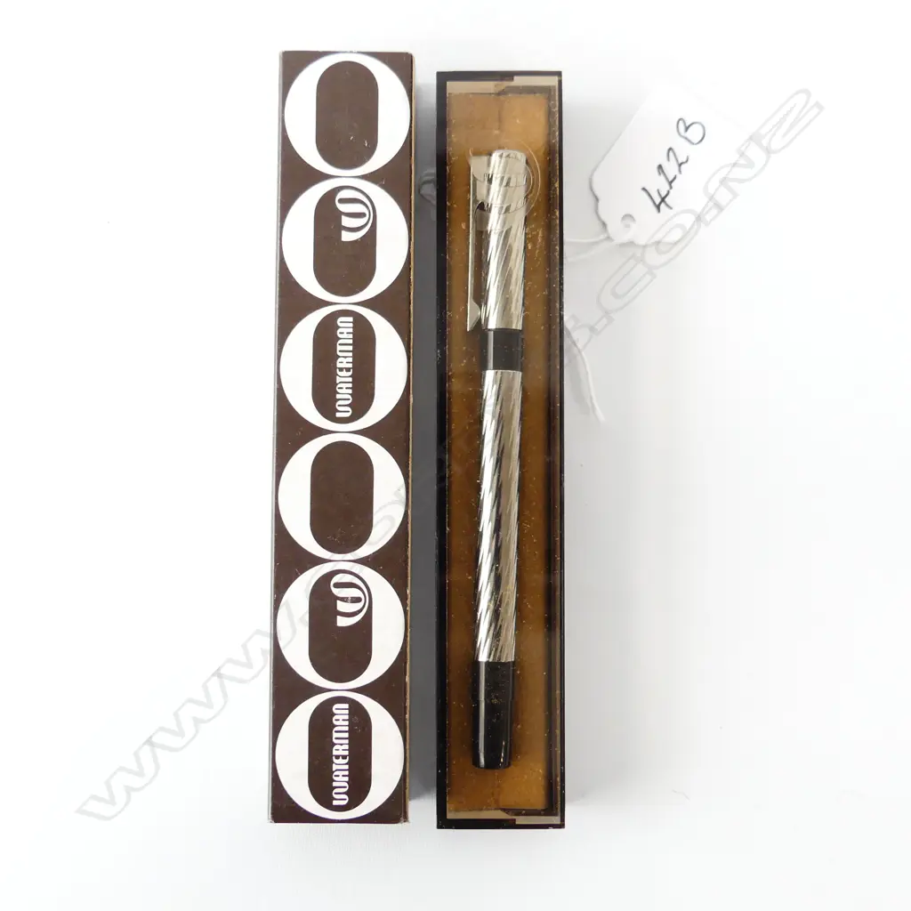 WATERMAN VINTAGE FIBRE NIB PEN IN BOX UNUSED Image 1++