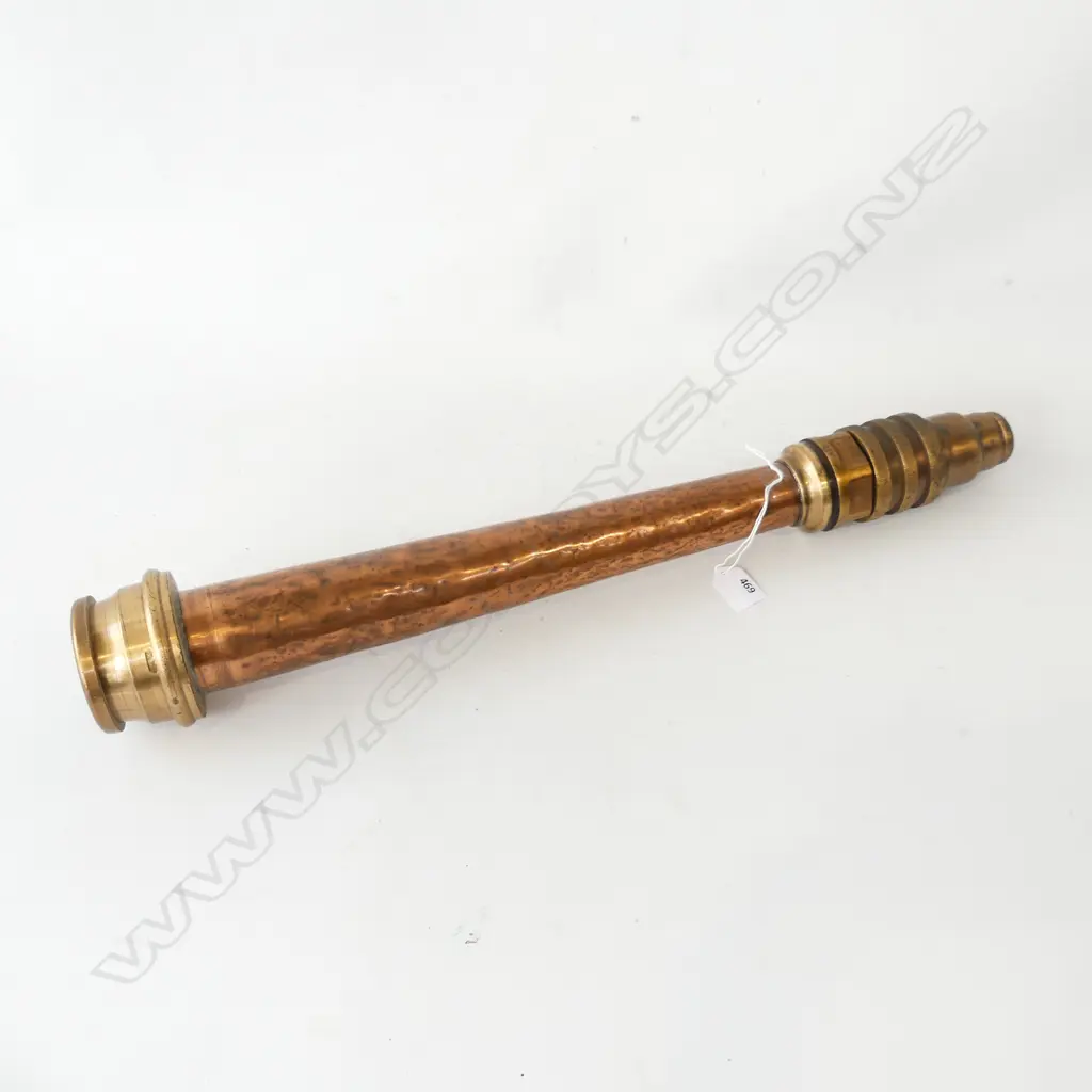 BRASS & COPPER FIREMANS NOZZLE L620MM Image 1++