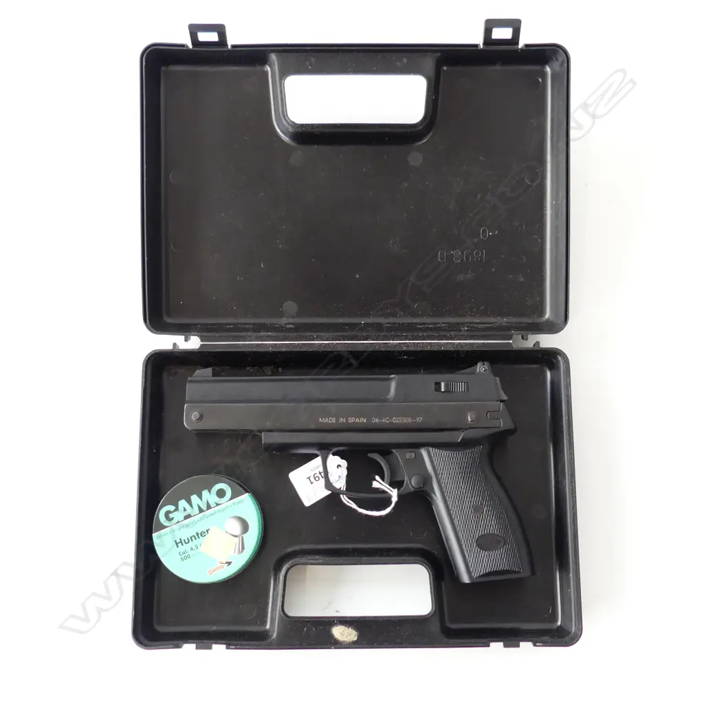 SPANISH GAMO AF10 AIR PISTOL, CASED buyer must be 16years or older Image 1++