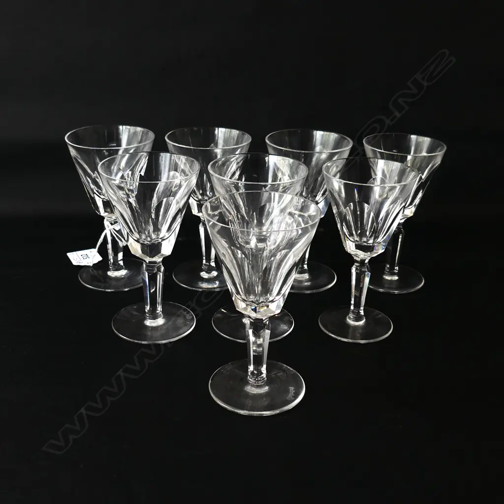 8 WATERFORD SHEILA PATTERN LIQUEUR GLASSES H.115mm Image 1++