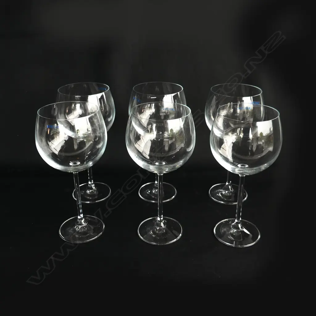 BOX 6 POLISH KROSNO LG BALLOON STEMWARE GLASES  Image 1++