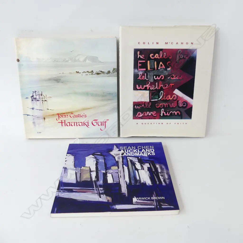 SEAN CHENG + JOHN CASTLE BOOKS AUTOGRAPHED + COLIN MCAHON UNSIGNED Image 1++