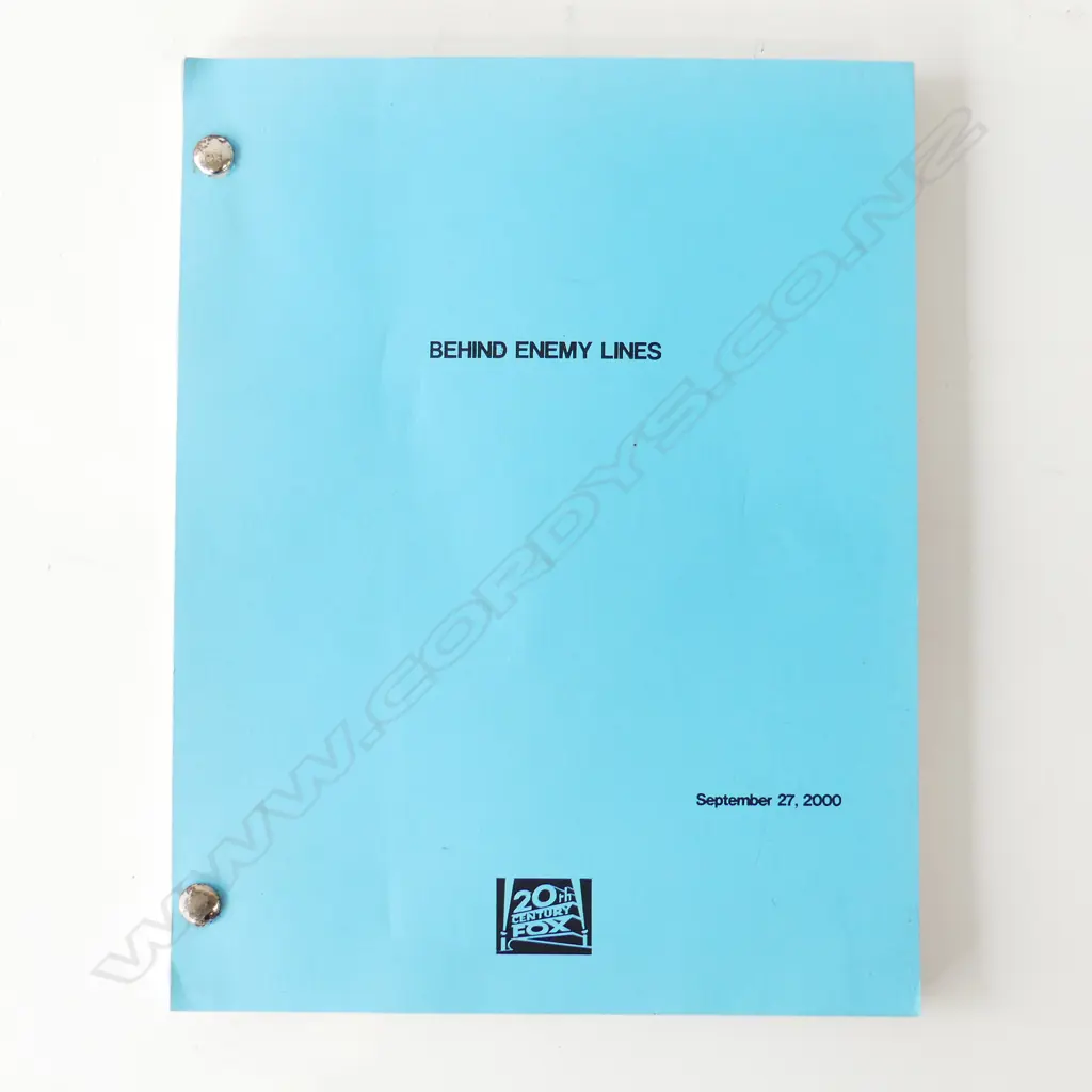 BEHIND ENEMY LINES FILM SCRIPT Image 1++
