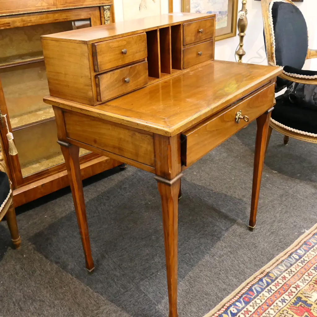 FRENCH 'BONHEUR DU JOUR'  LADIES WOODEN DESK (w. KEY) 710x500x930mm Image 1++