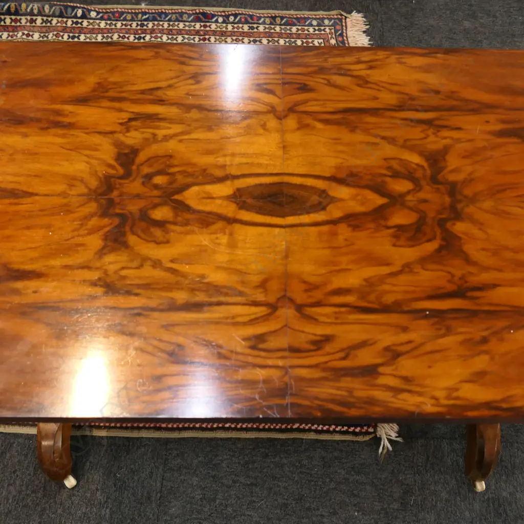 VICTORIAN MAHOGANY SOFA TABLE 910x430x715mm Image 1++