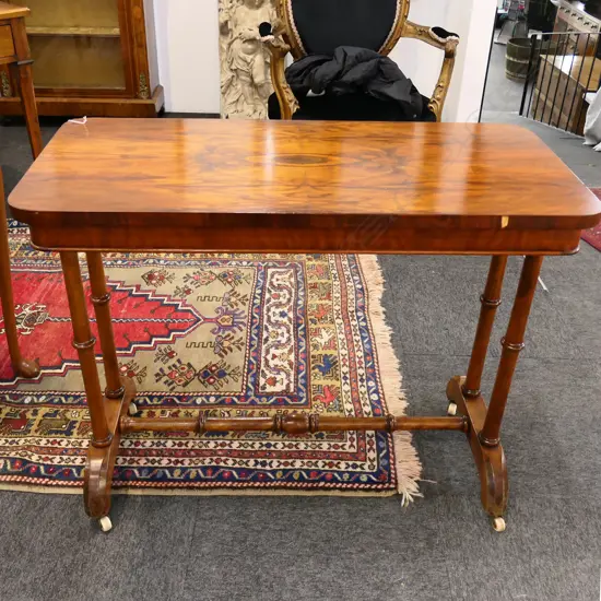VICTORIAN MAHOGANY SOFA TABLE 910x430x715mm