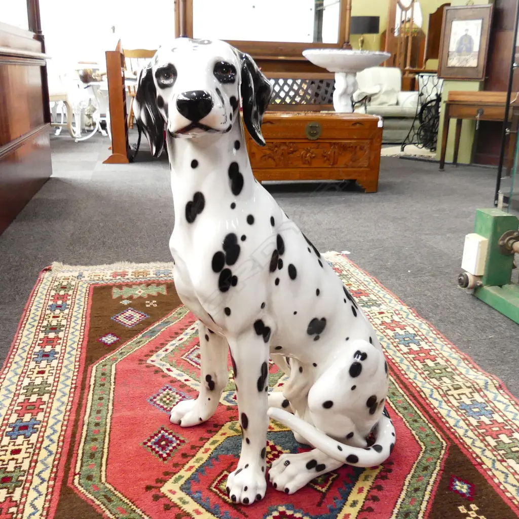 LGE ITALIAN CERAMIC DALMATIAN H.745mm Image 1++