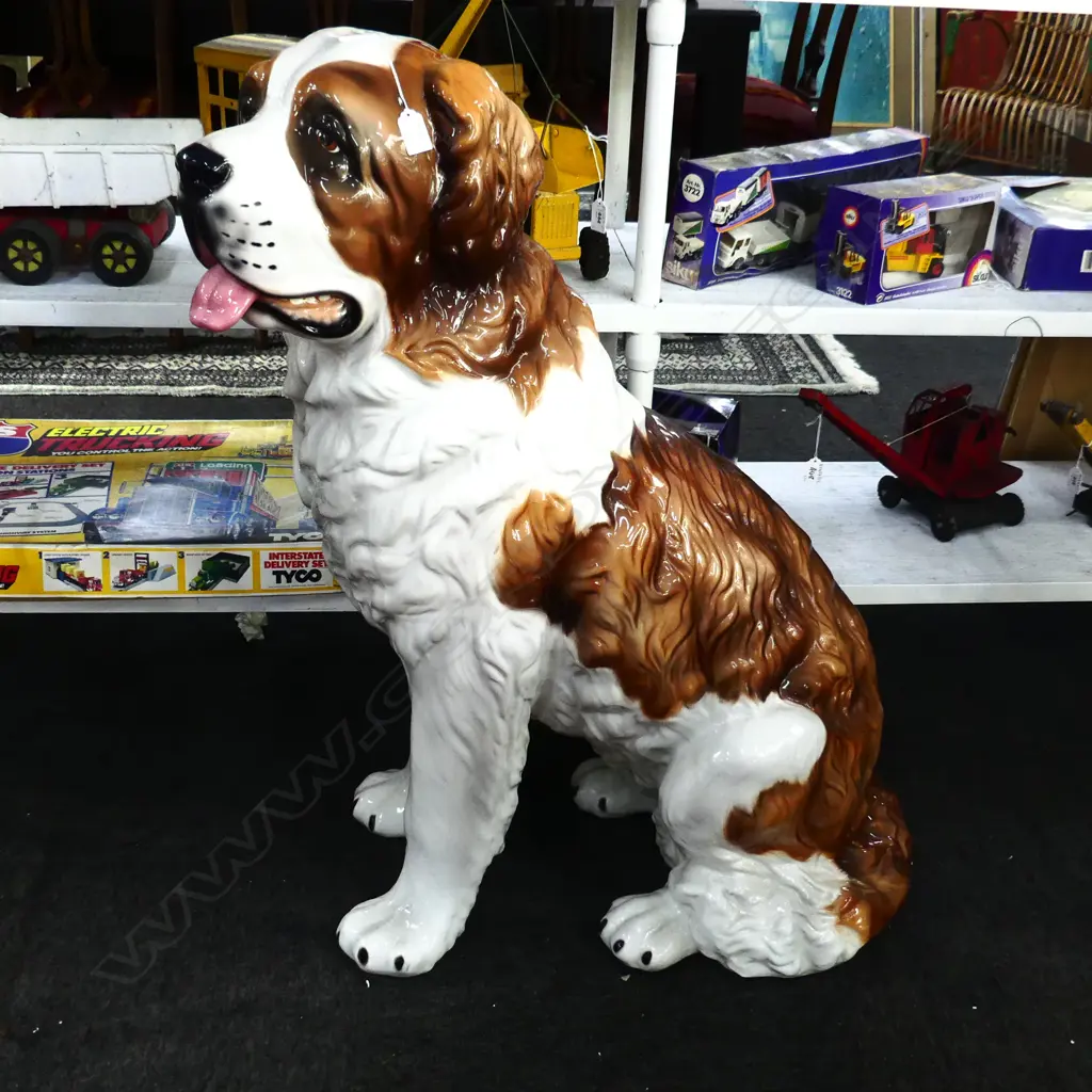 LGE ITALIAN CERAMIC ST. BERNARD H.925mm Image 1++