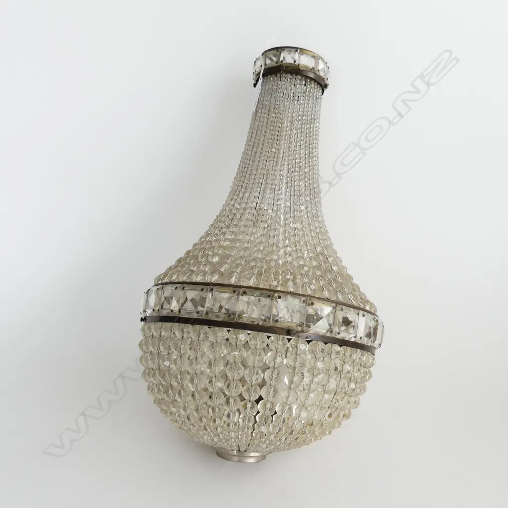 VINTAGE PENDANT CHANDELIER LIGHT FITTING H.480mm Image 1++