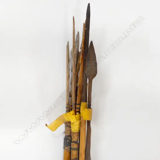 8 ASST SPEARS INCL  AFRICAN,  PNG ETC...