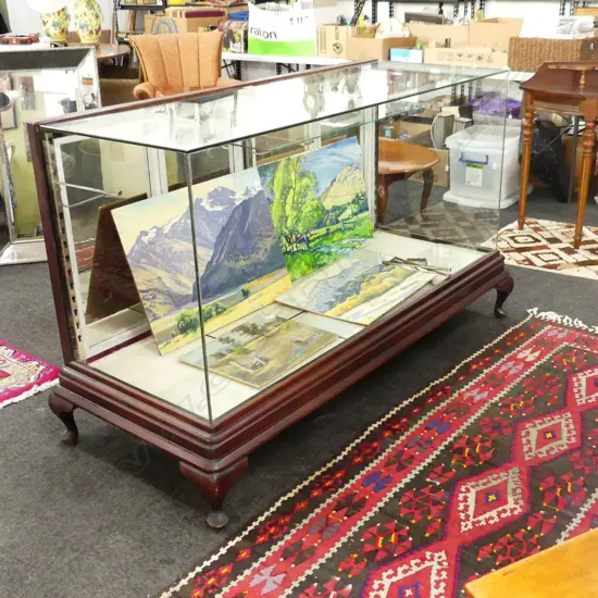 LG GLAZED SHOP COUNTER DISPLAY CABINET 1650x700x980mm