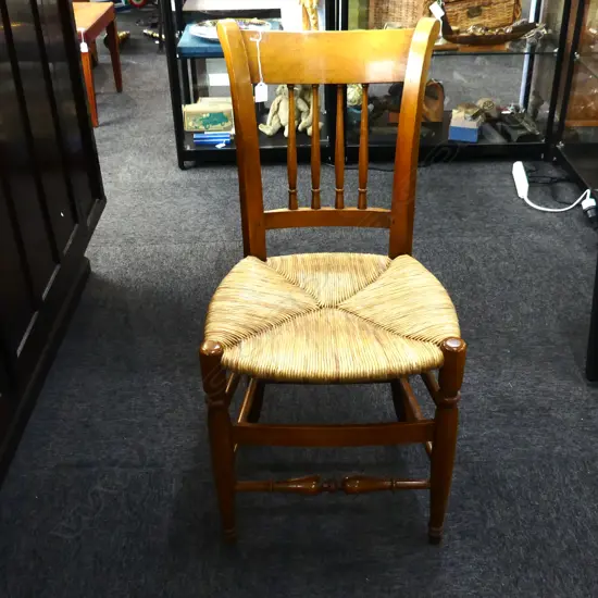 RUSH SEATED CHAIR