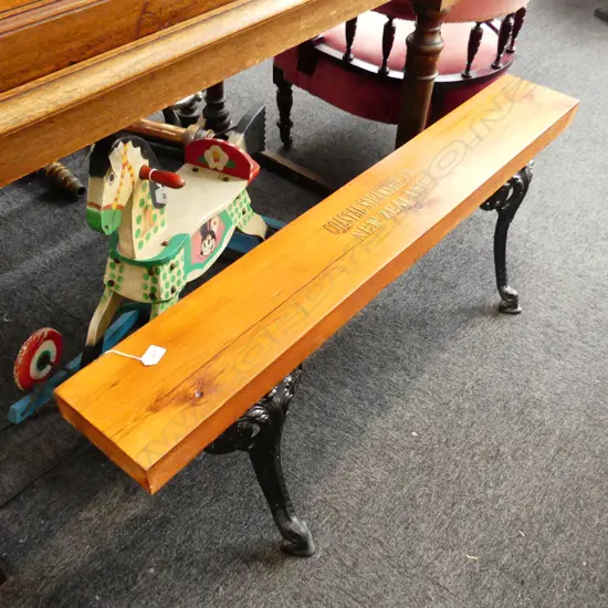 LONG WOODEN STOOL L. 1290MM