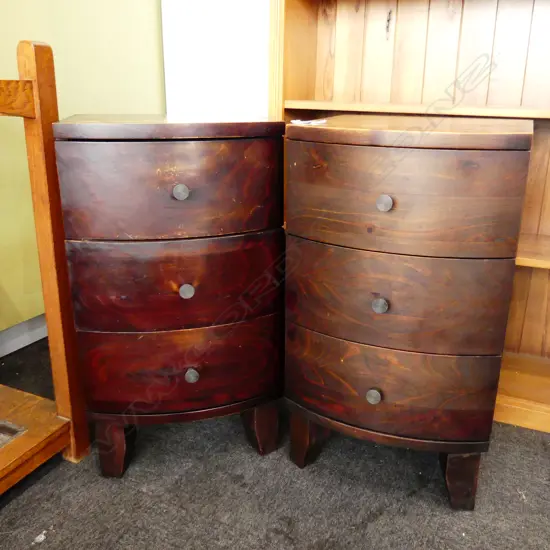 PR BEDSIDE DRAWERS - TOP MARKED 400x400x705mm