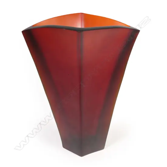 Ann Robinson (1944-) Red Curving Vase #1,