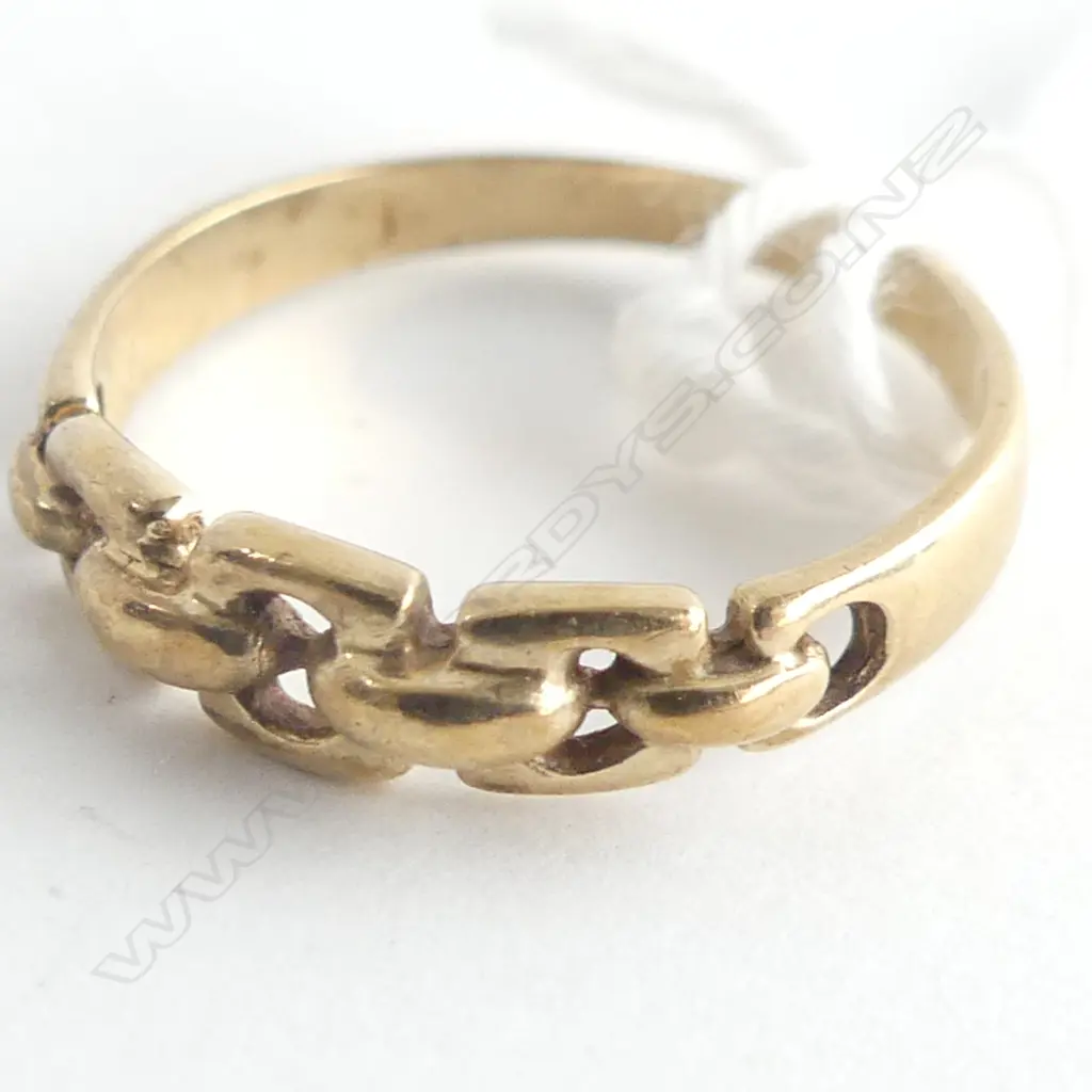 375 GOLD  RING 1.44GMS SIZE M Image 1++