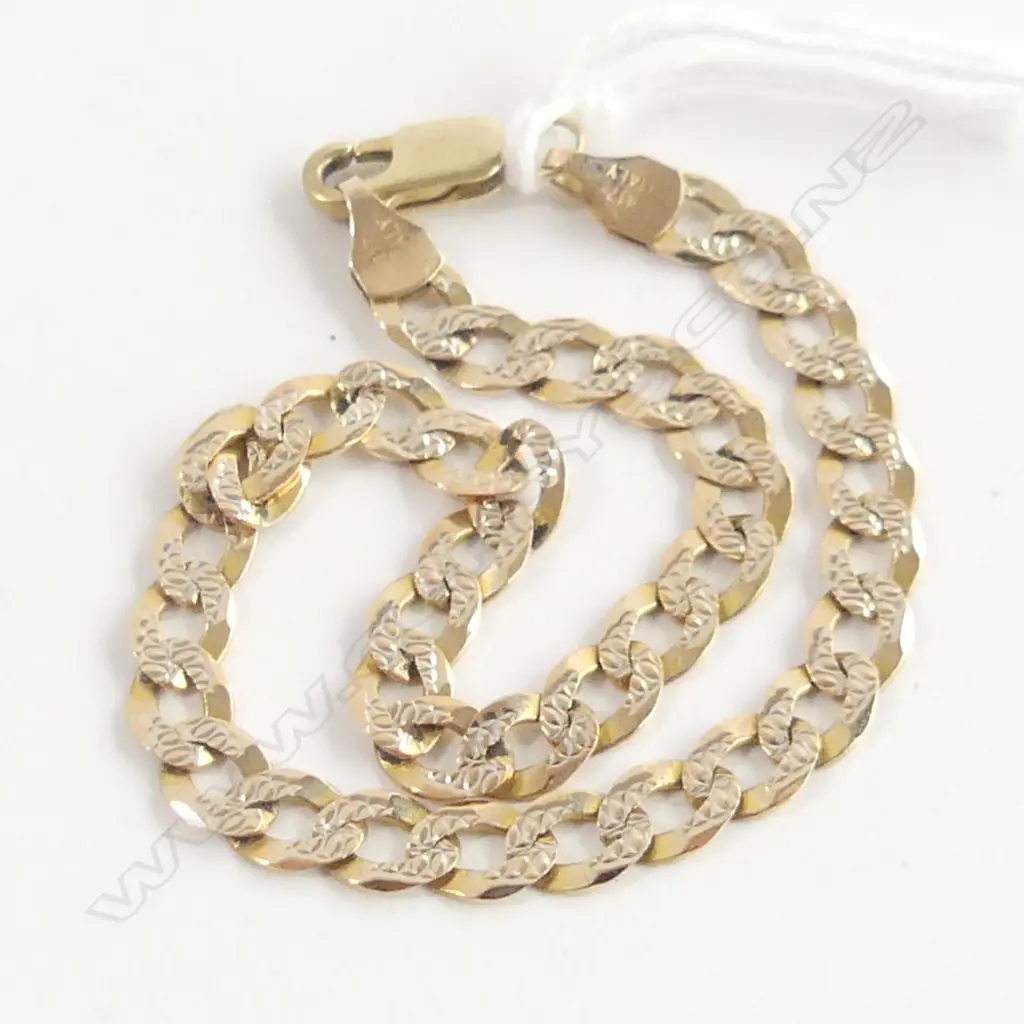 10 K GOLD CHAIN LINK BRACELET 4.79GMS Image 1++