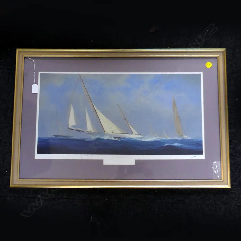 TICONDEROGA YACHT PRINT 340x650mm Image 1++