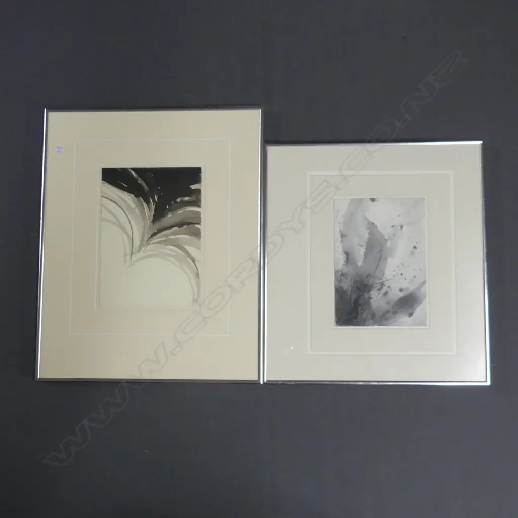 A C ODDY, 2 INK WASH WORKS ON PAPER, INITIALLED AND DATED 1970 & 1976 , 240 X 180 & 160X 210 mm  Image 1++
