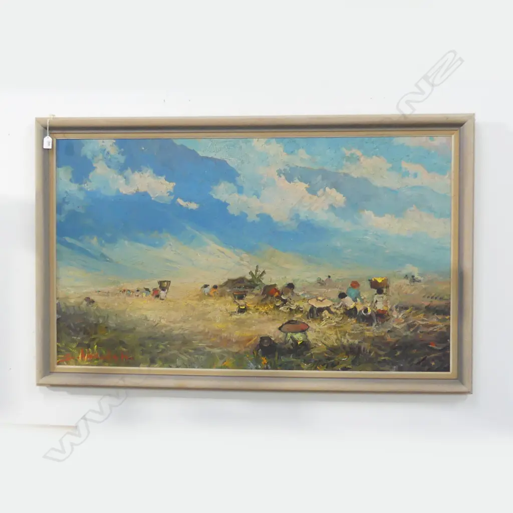 LGE OIL PAINTING 685x1175mm - SIGNED S. ABDULLAH Image 1++