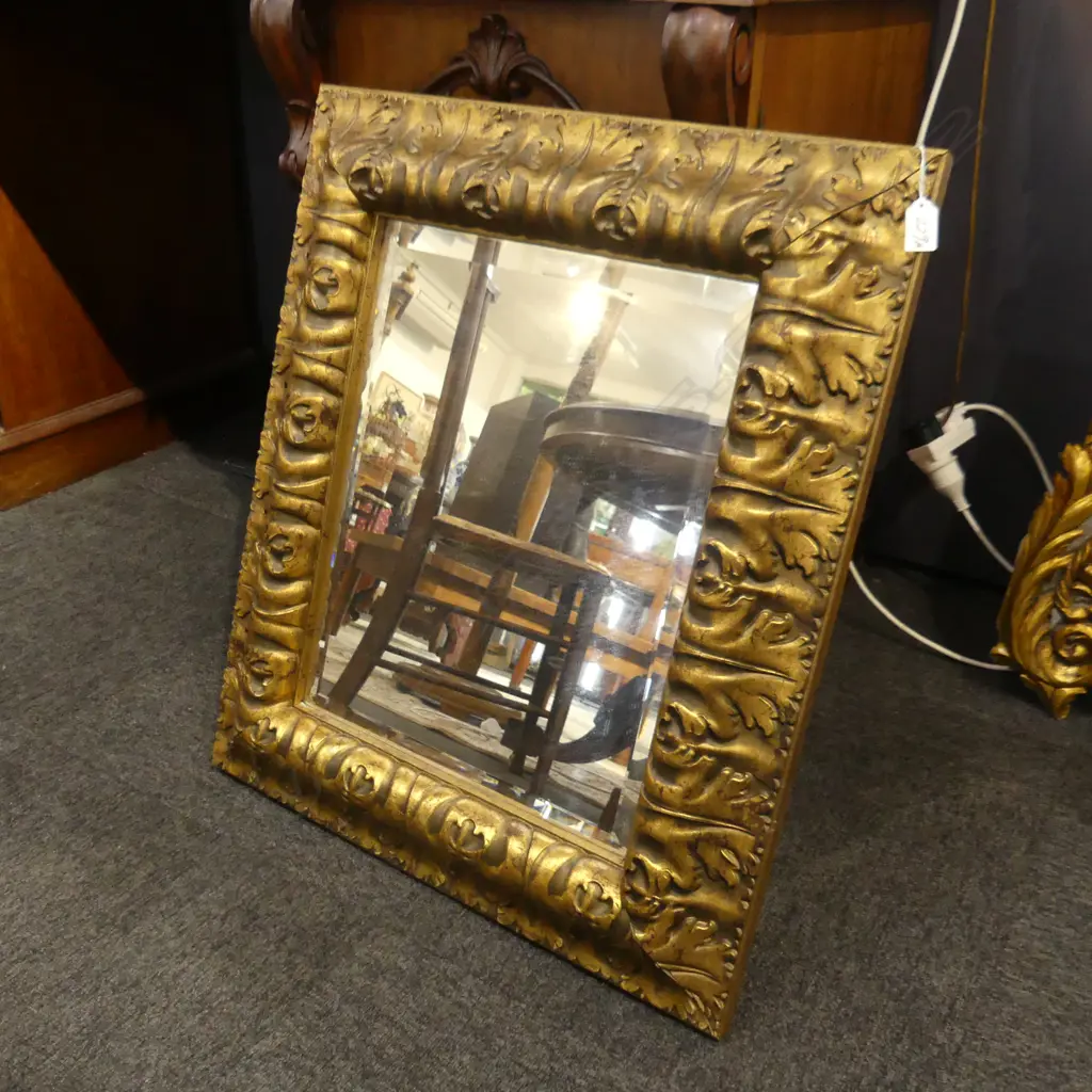 GILT FRAMED MIRROR 620 X 725MM Image 1++