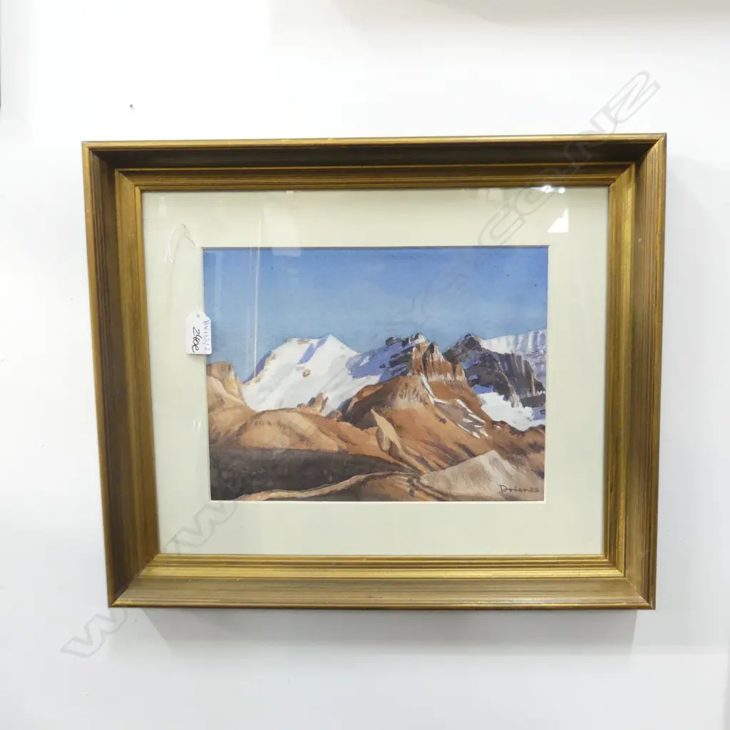 DRAGO DOSEN 'MOUNTAIN' W/C SIGNED & DATED 2016 210 x 280mm Image 1++