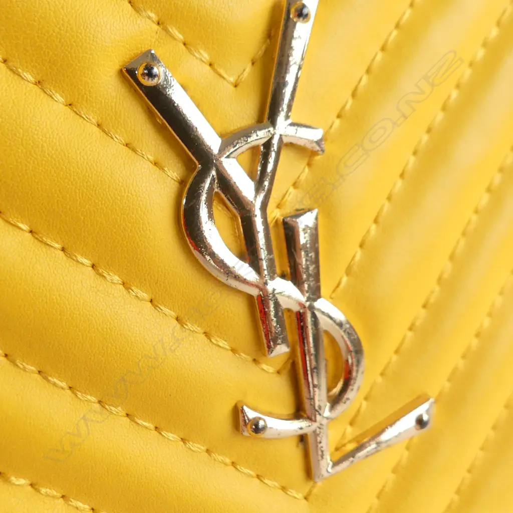 FAUX YSL YELLOW HANDBAG W.215mm Image 1++