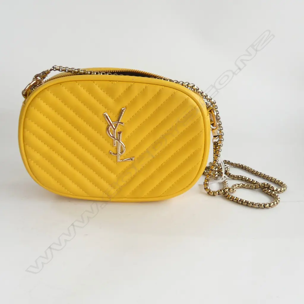 FAUX YSL YELLOW HANDBAG W.215mm Image 1++