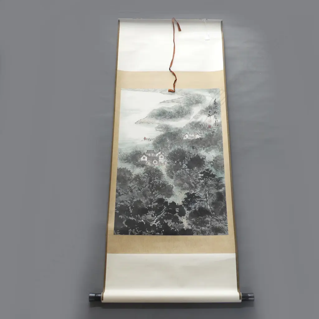 3 HAND PAINTED CHINESE LANDSCAPE SCROLLS Image 1++
