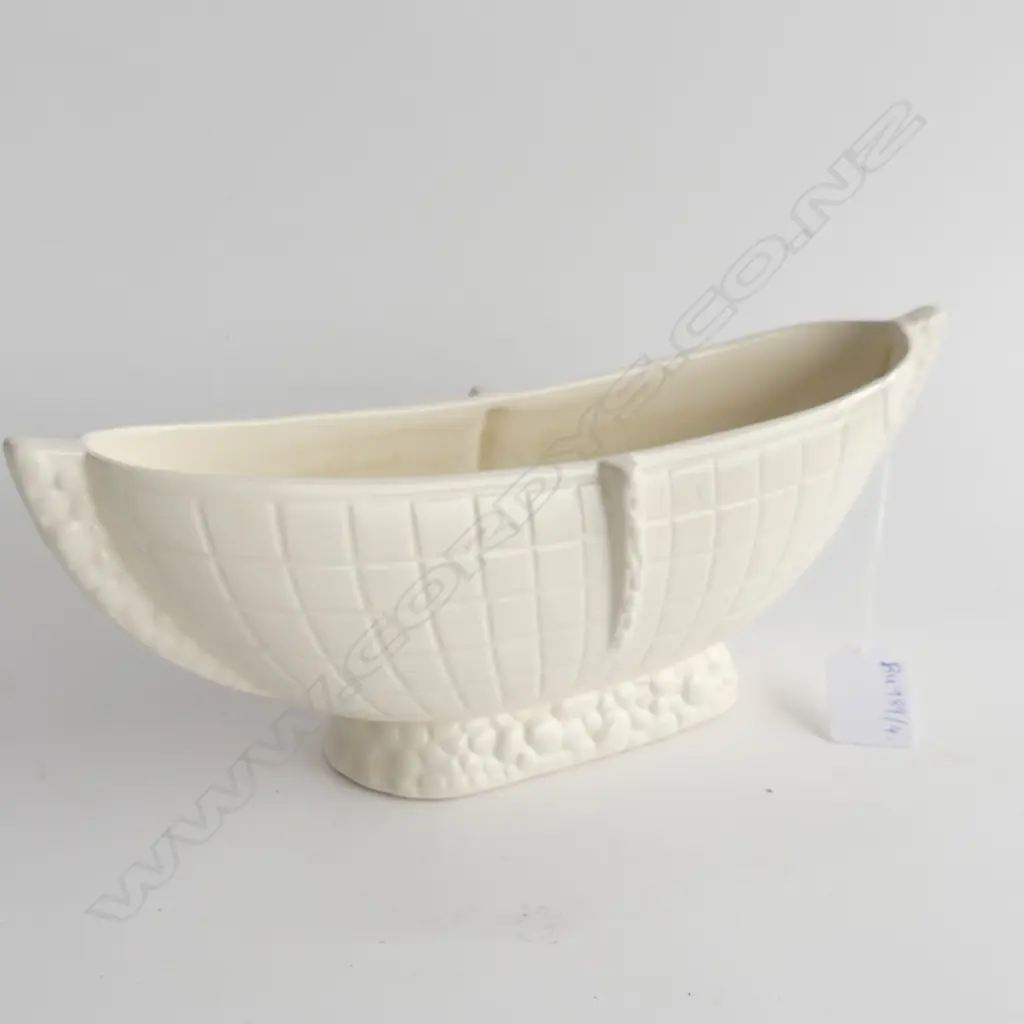 CROWN LYNN WHITE URN VASE W.280mm Image 1++