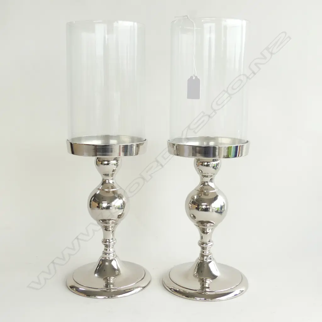 PR OF DECORATIVE HURRICANE LAMPS H 440 MM Image 1++