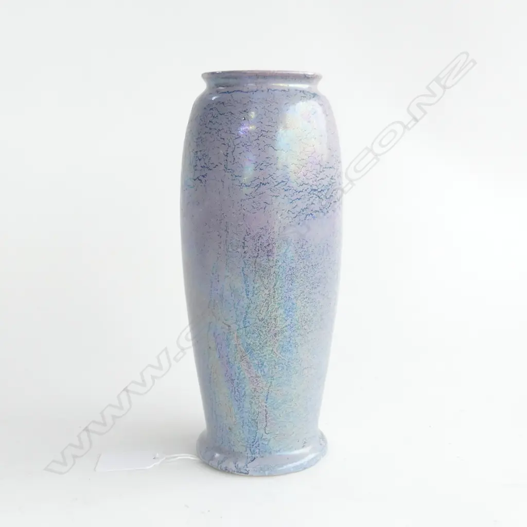 PURPLE LUSTRE RUSKIN VASE H.210mm Image 1++