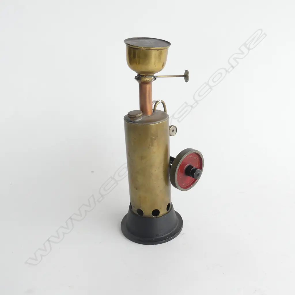 SMALL BRASS SPIRIT STEAM MOTOR 190MM Image 1++