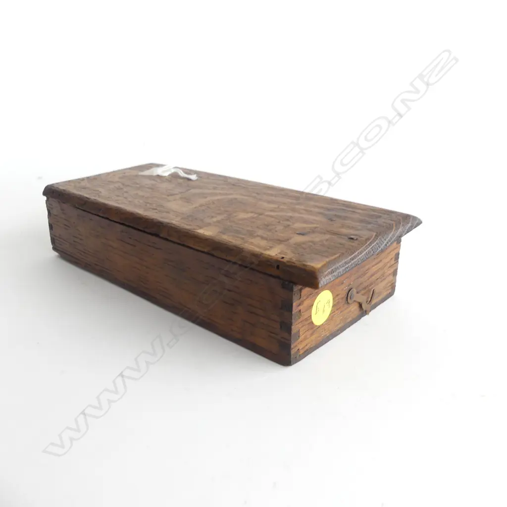 OAK BOXED SET OF BRASS GOLD SCALES & WEIGHTS L 190 MM Image 1++