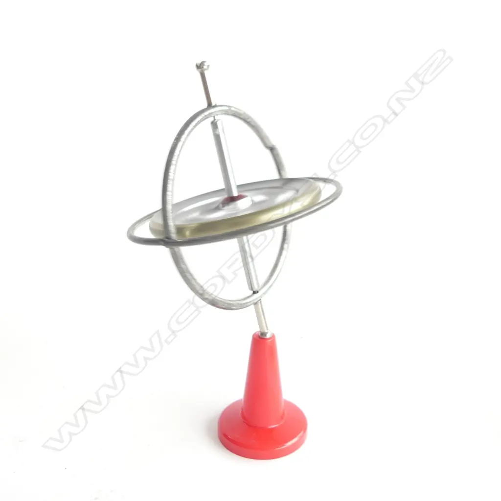 VINTAGE BONE CHILDS GAME & SPINNING TOP D 60 MM Image 1++