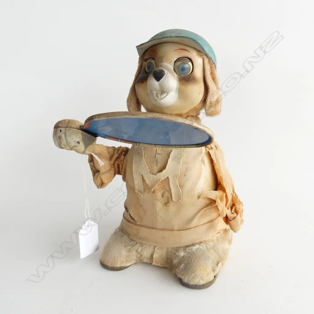 VINTAGE TENNIS RABBIT TOY AF H.230mm Image 1++
