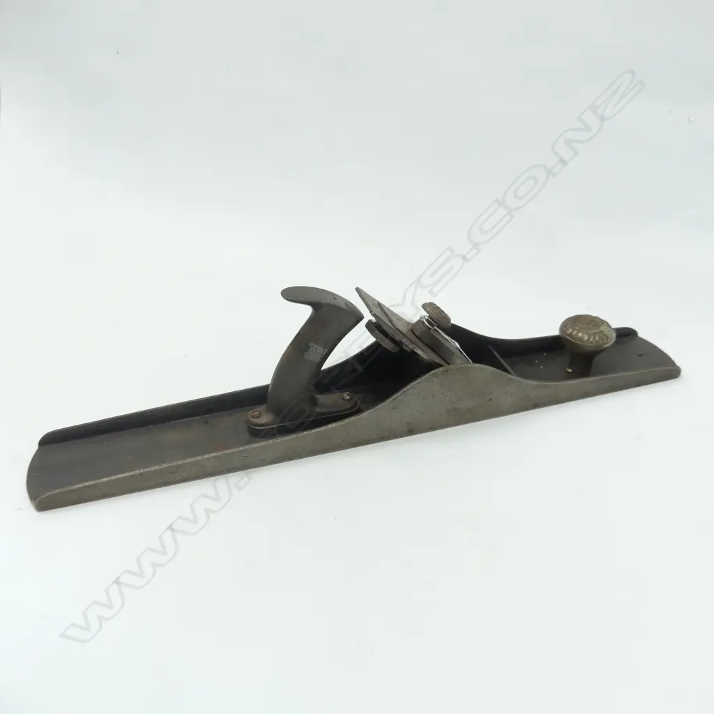 LARGE VINTAGE VICTOR ALL METAL SMOOTHING PLANE L.530MM Image 1++