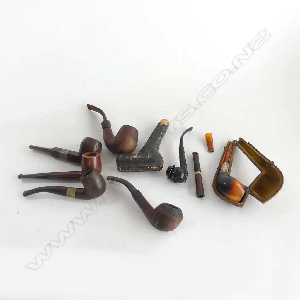 8 OLD PIPES SOME CASED. Briar ETC Image 1++