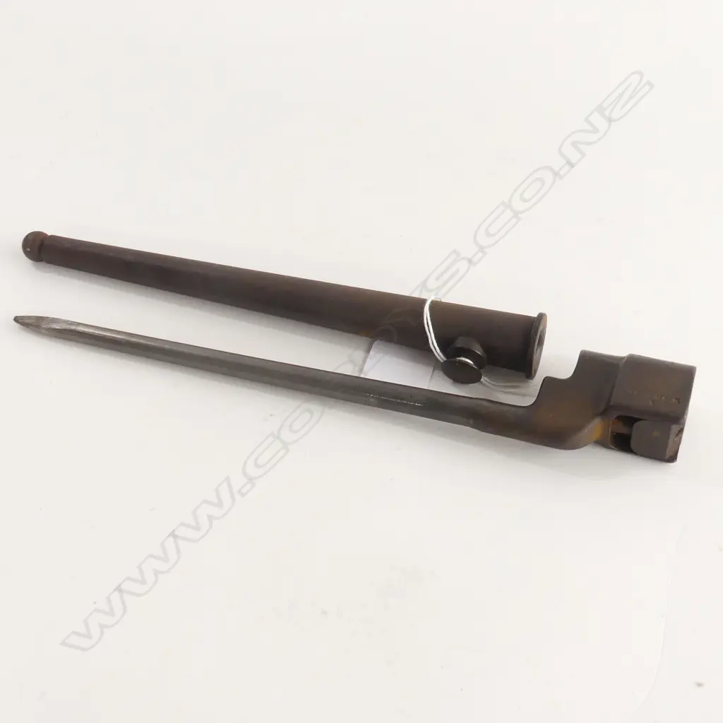WWII SPIKE BAYONET IN SCABBARD Image 1++