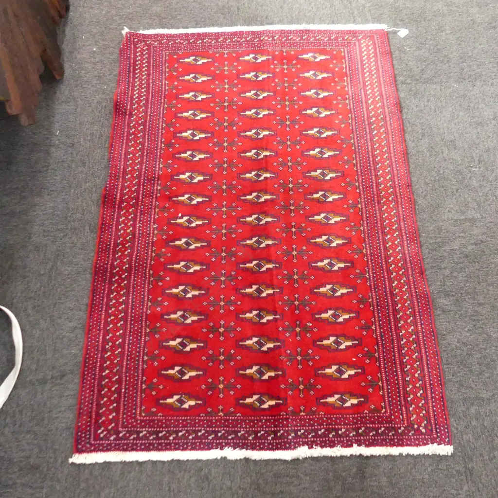 HAND KNOTTED WOOL PILE RUG 1330x900mm Image 1++
