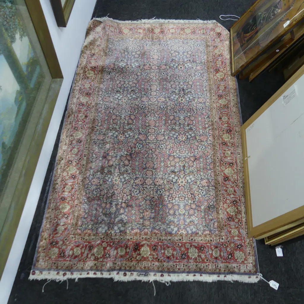 HAND KNOTTED SILK RUG 1550x940mm Image 1++