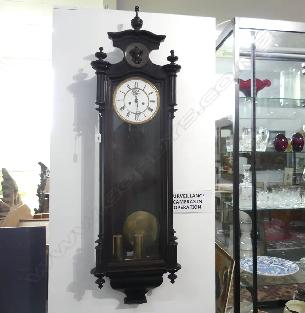 ANTIQUE WALL CLOCK H.1200mm + 2 WEIGHTS Image 1++