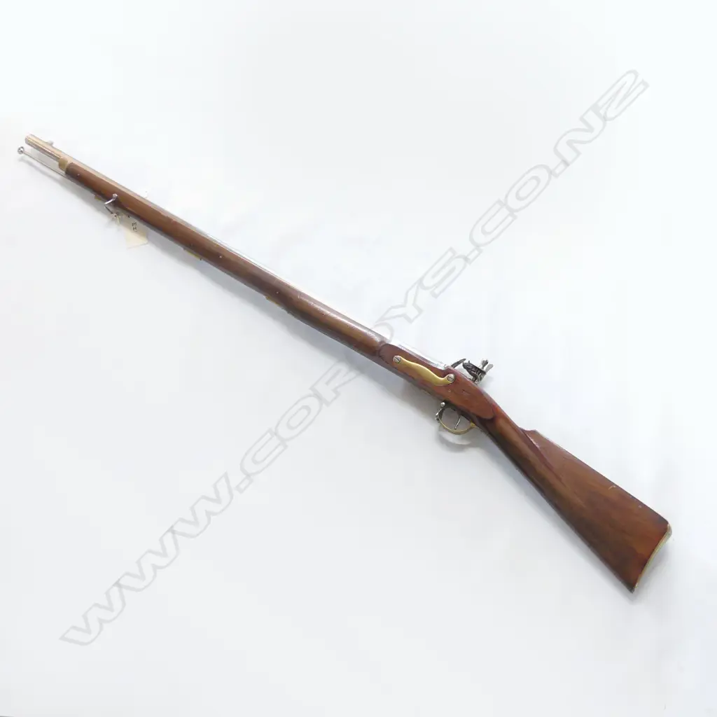 BROWN BESS RIFLE INDIAN ISSUE. FLINT LOCK BLACK POWDER L.1425mm Image 1++