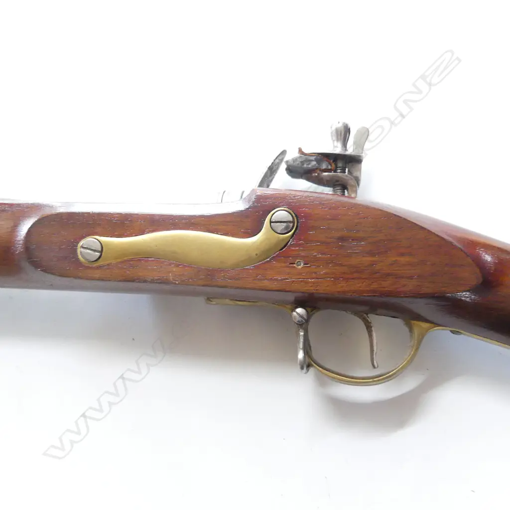 BROWN BESS RIFLE INDIAN ISSUE. FLINT LOCK BLACK POWDER L.1425mm Image 1++