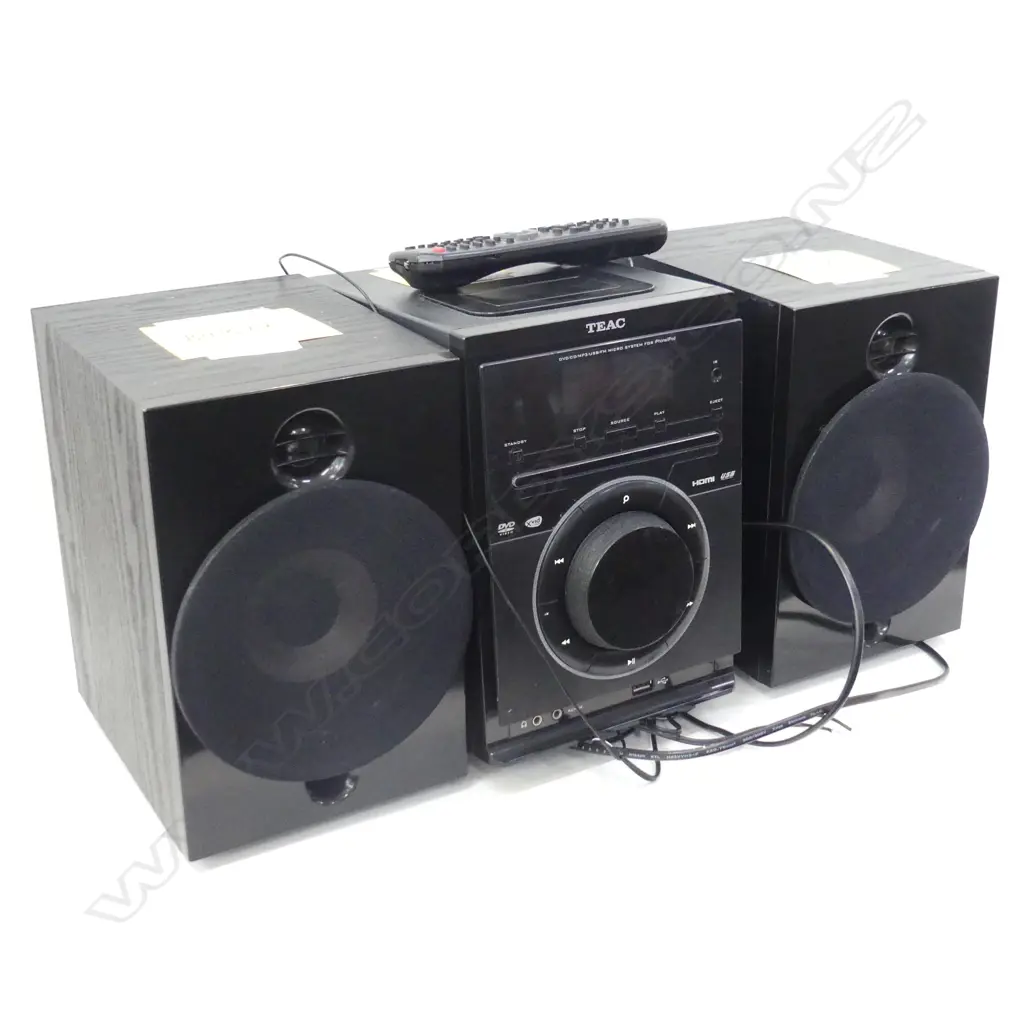 TEAC 3 PCE STEREO SPEAKERS + REMOTE Image 1++