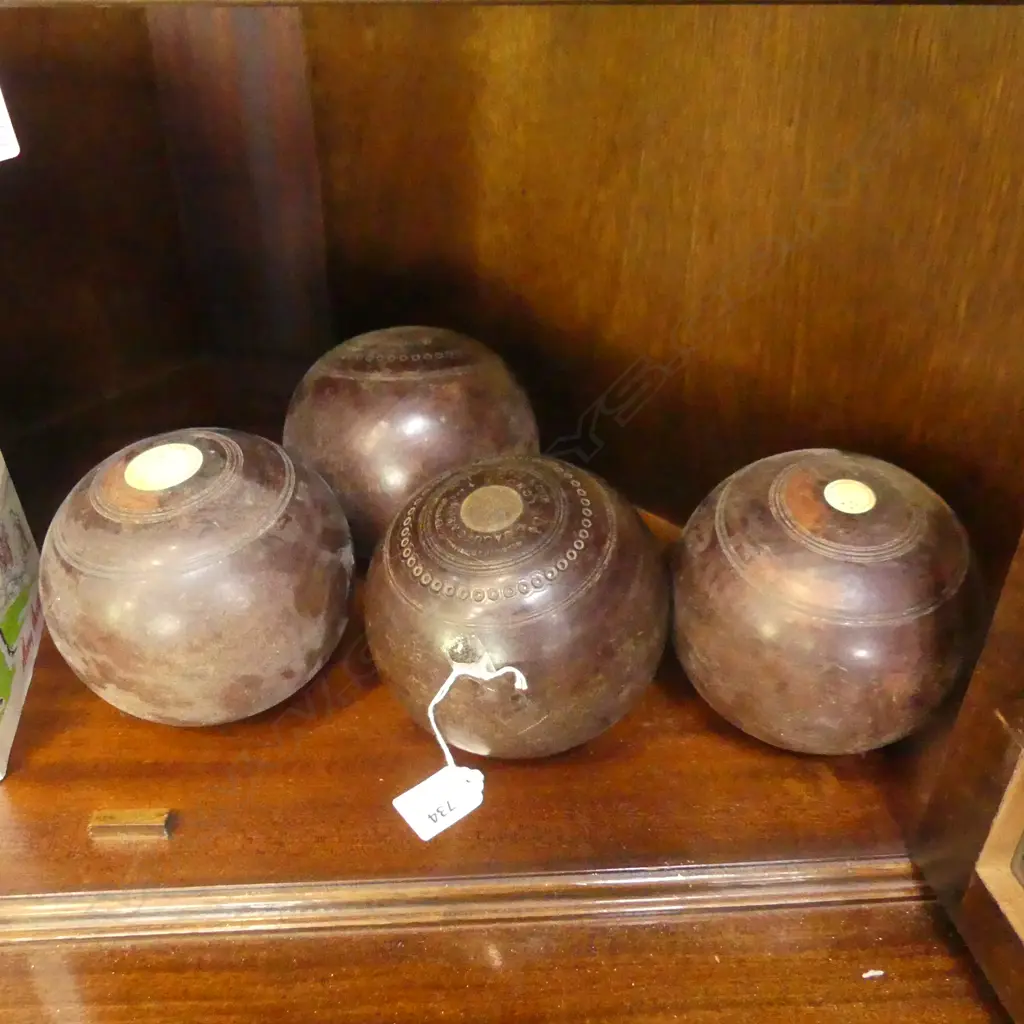 4 VINTAGE BOULES  Image 1++