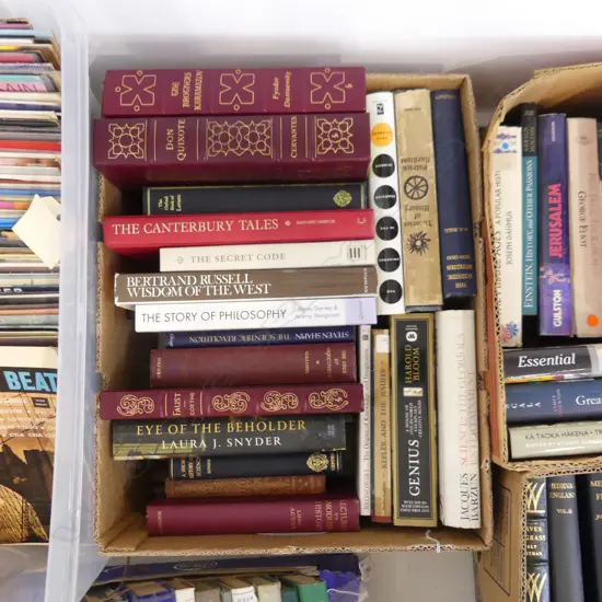 BOX OF ASST BOOKS