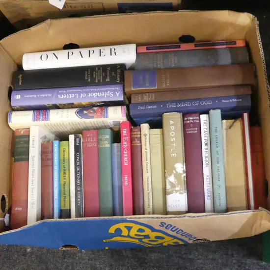 BOX OF ASST BOOKS