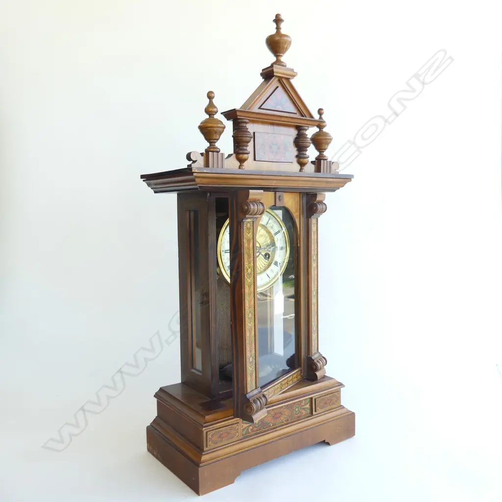 VINTAGE GERMAN GINGERBREAD CLOCK H.700mm Image 1++