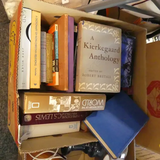 BOX OF ASST BOOKS